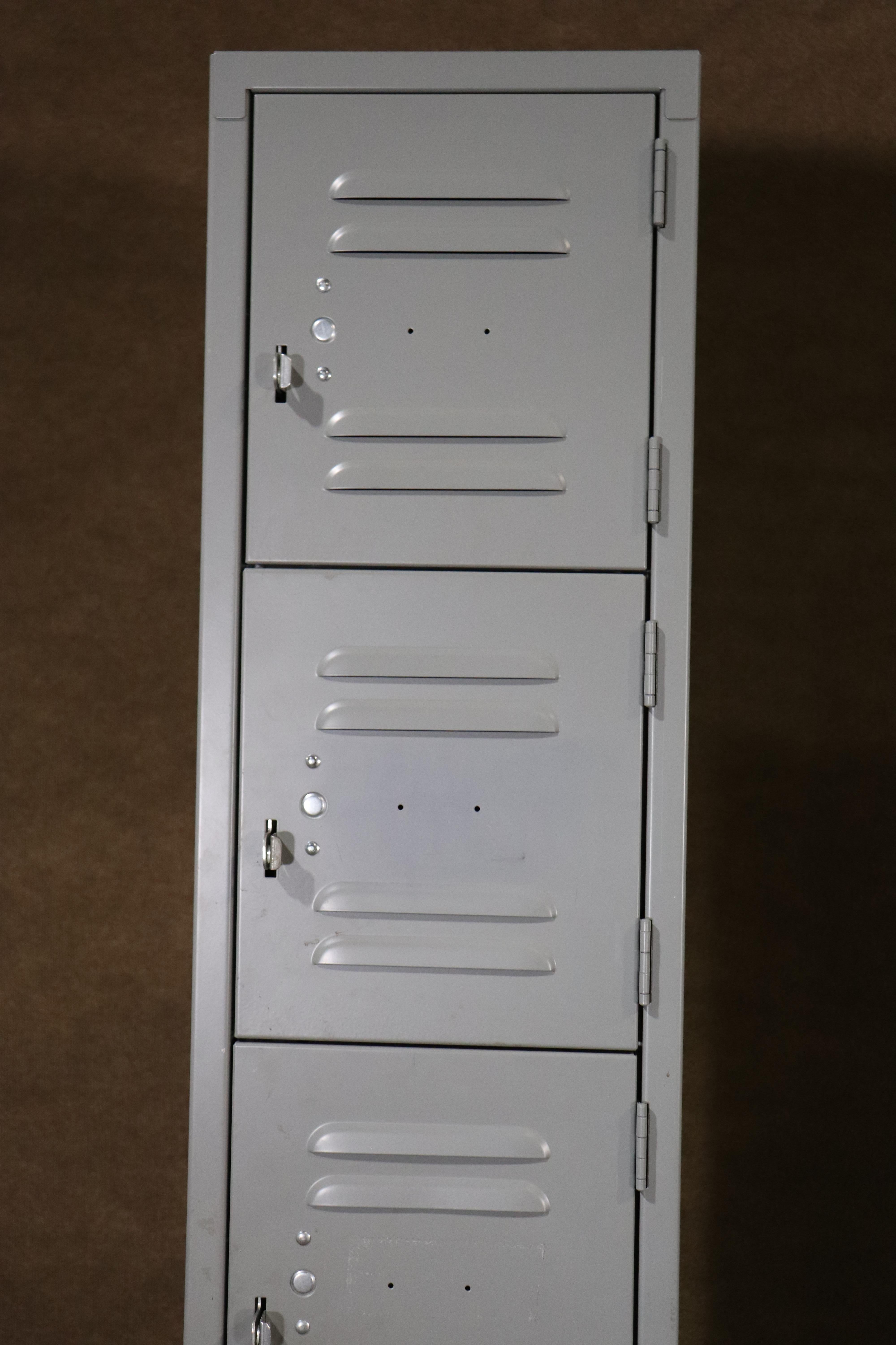 Metal Six Foot School Locker For Sale