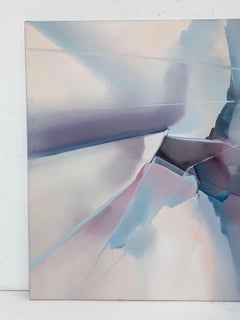 Six Foot Wide Abstract Painting By Josef Kugler, circa 1970s