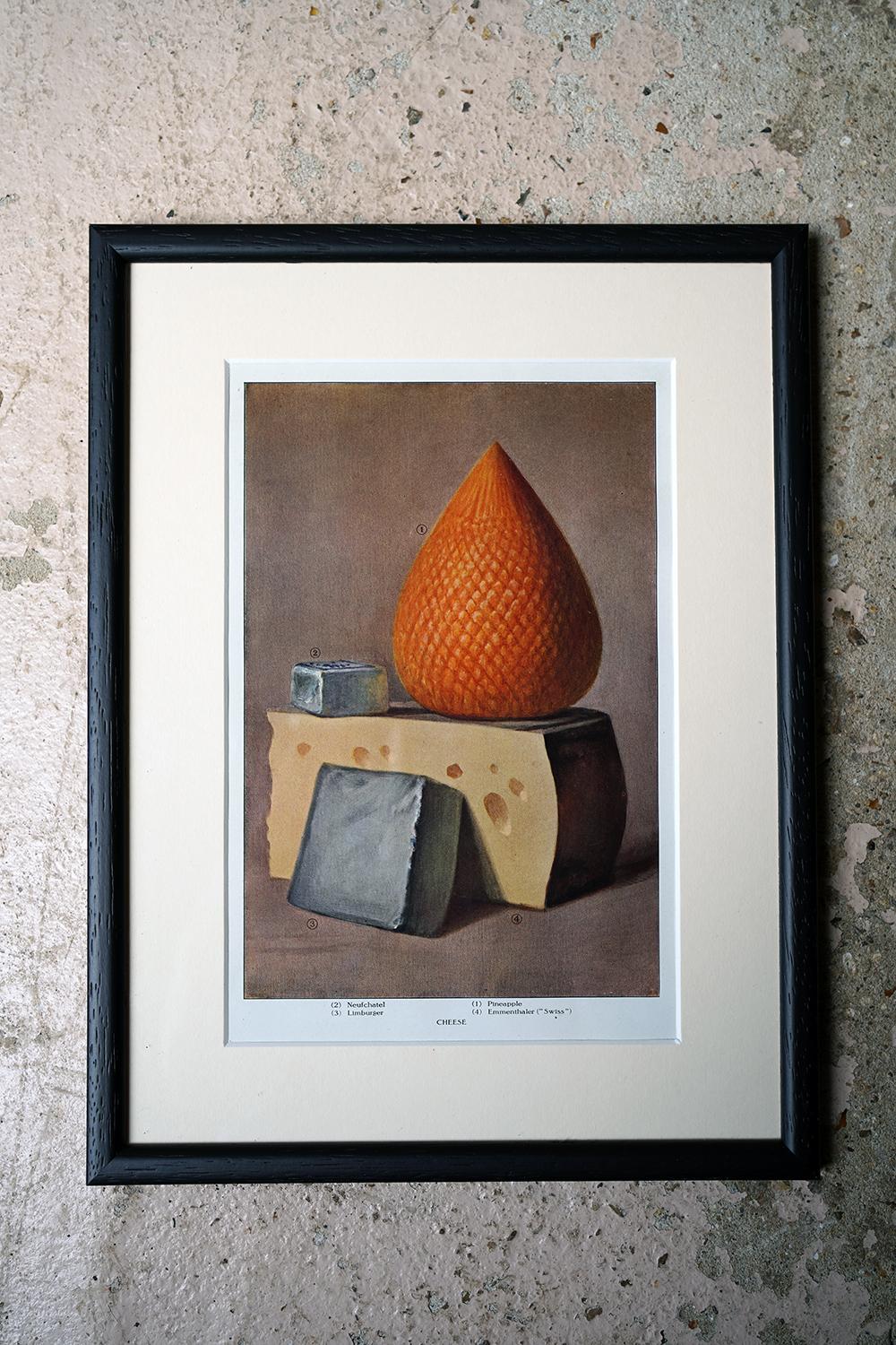 Six Framed Food Related Lithographs; 