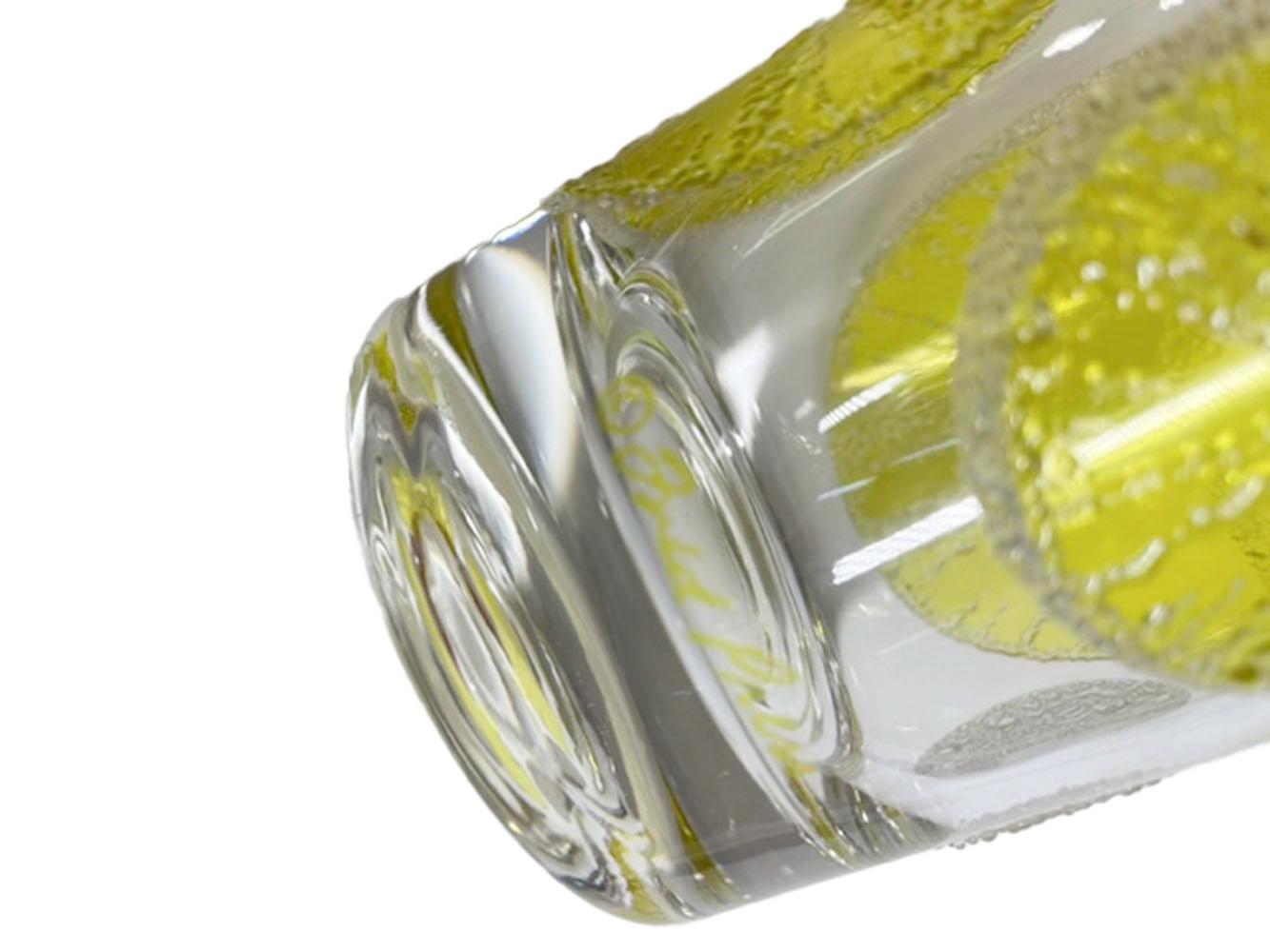 20th Century Six Fred Press Mid-Century Modern Lemon Slice Decorated Highball Glasses