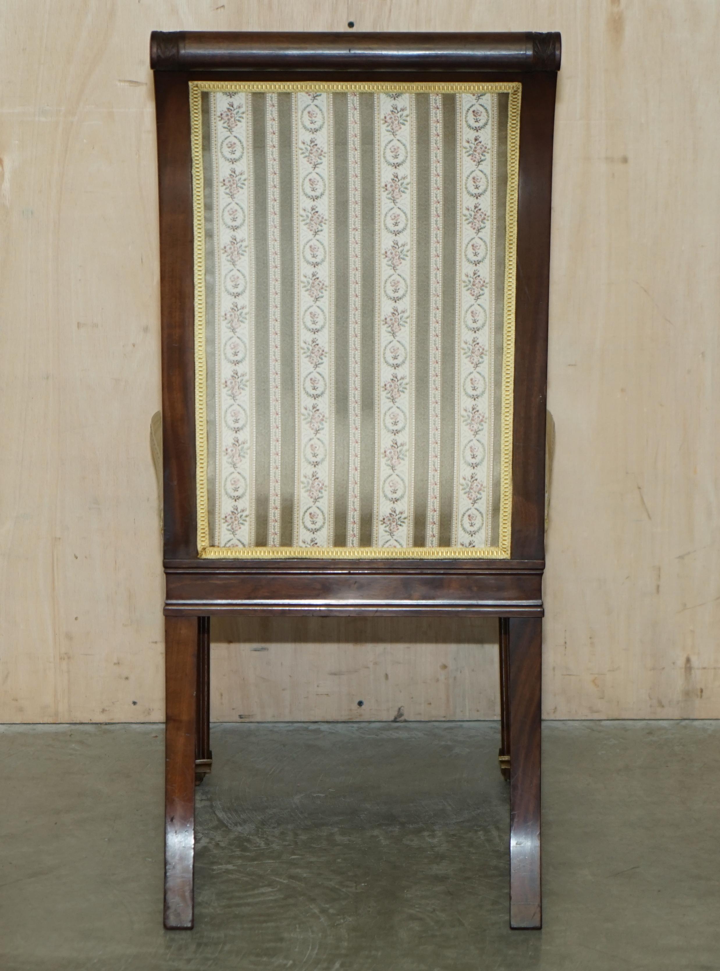 IX chaises de salle à manger THRONE EN HARDWOOD SPHINX ANTiQUE, sculptées à la main, FRANÇAIS 1880 en vente 4