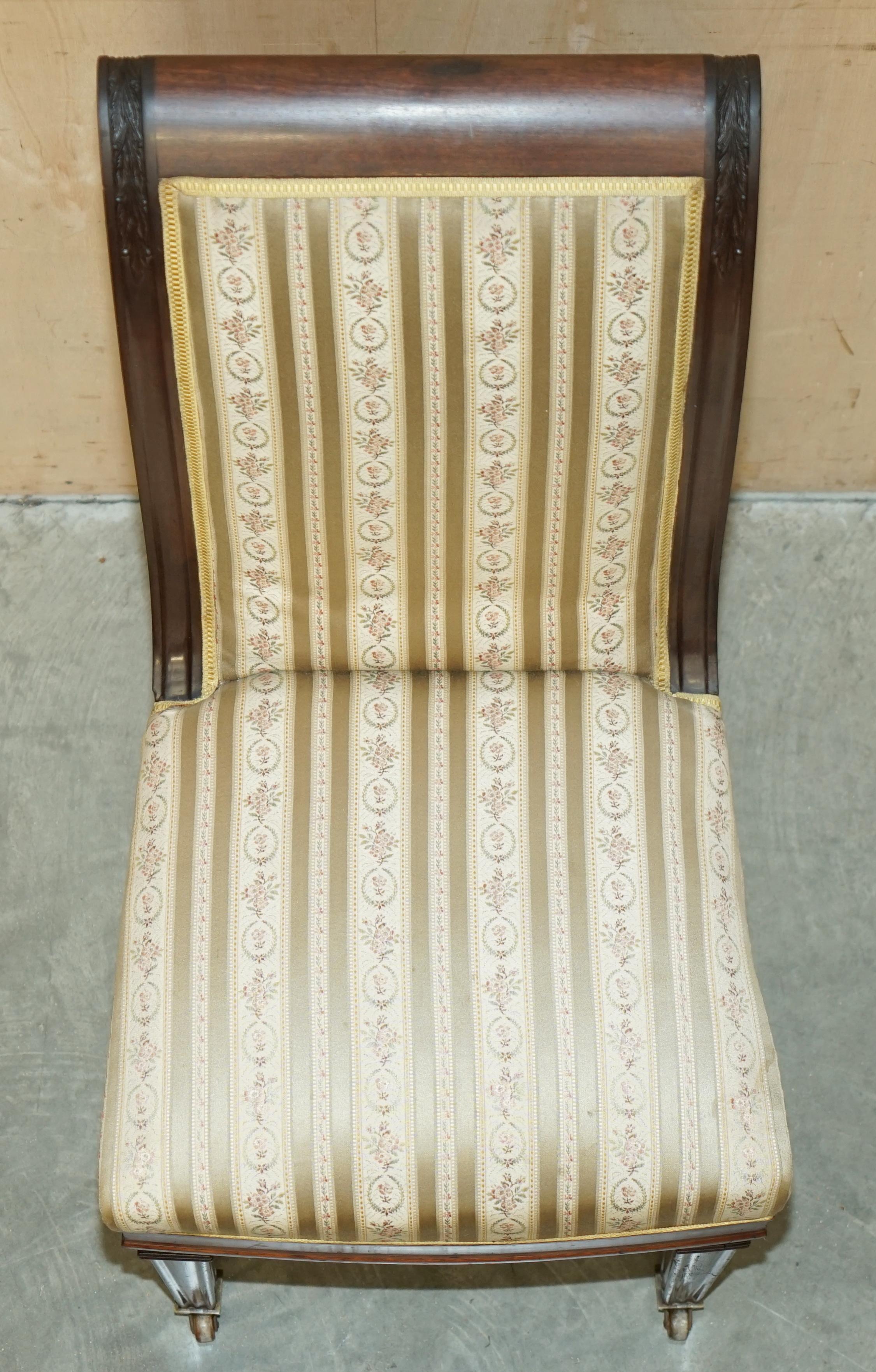 IX chaises de salle à manger THRONE EN HARDWOOD SPHINX ANTiQUE, sculptées à la main, FRANÇAIS 1880 en vente 1