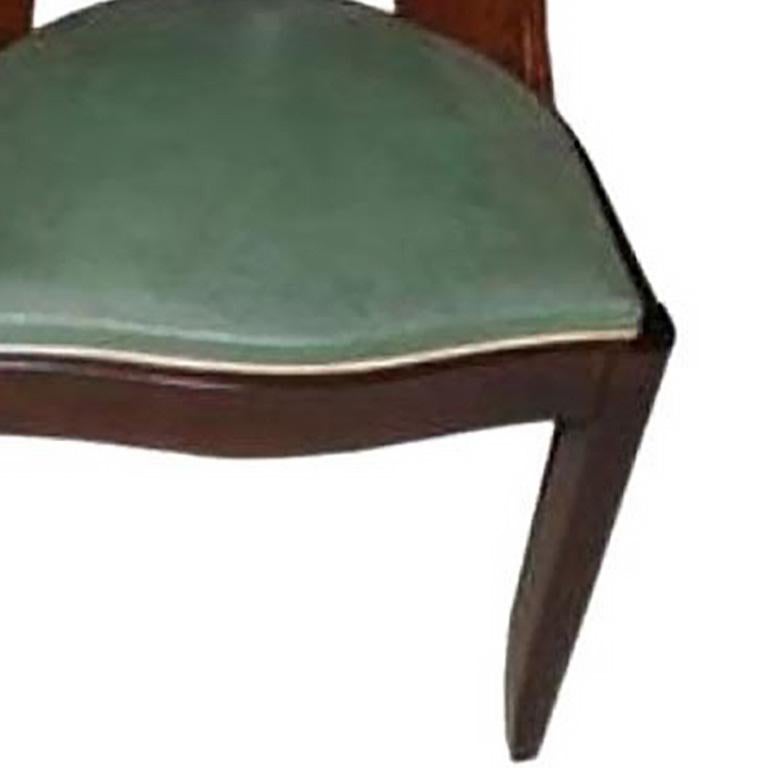 Mid-20th Century Six French Art Deco Chairs For Sale