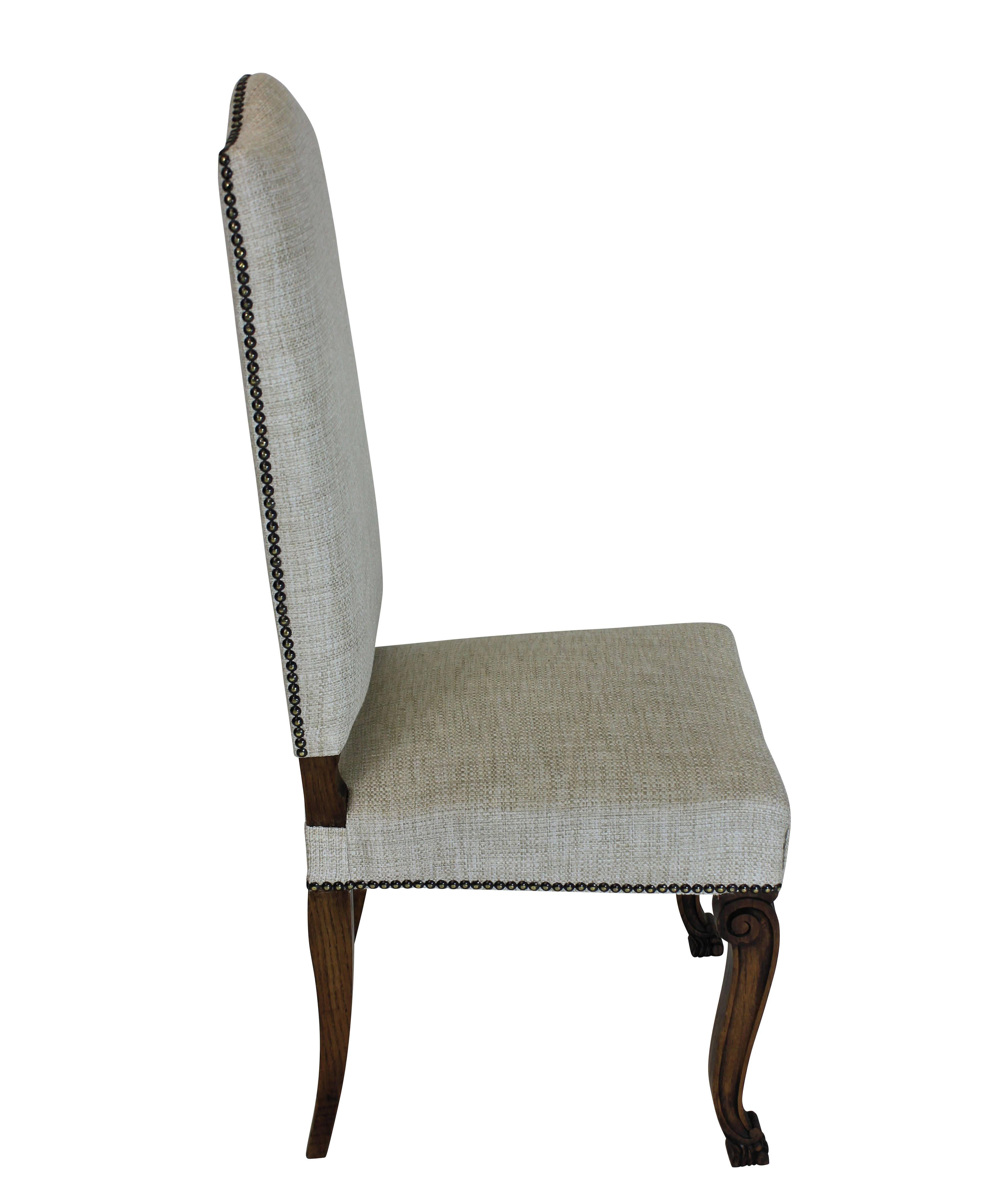 Mid-19th Century Six French High Back Dining Chairs