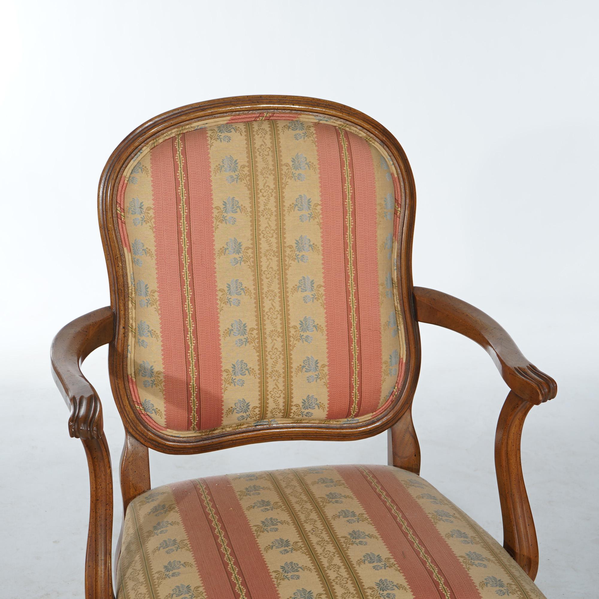 Six French Louis XIV Style Mahogany & Cane Dining Chairs 20th C For Sale 6