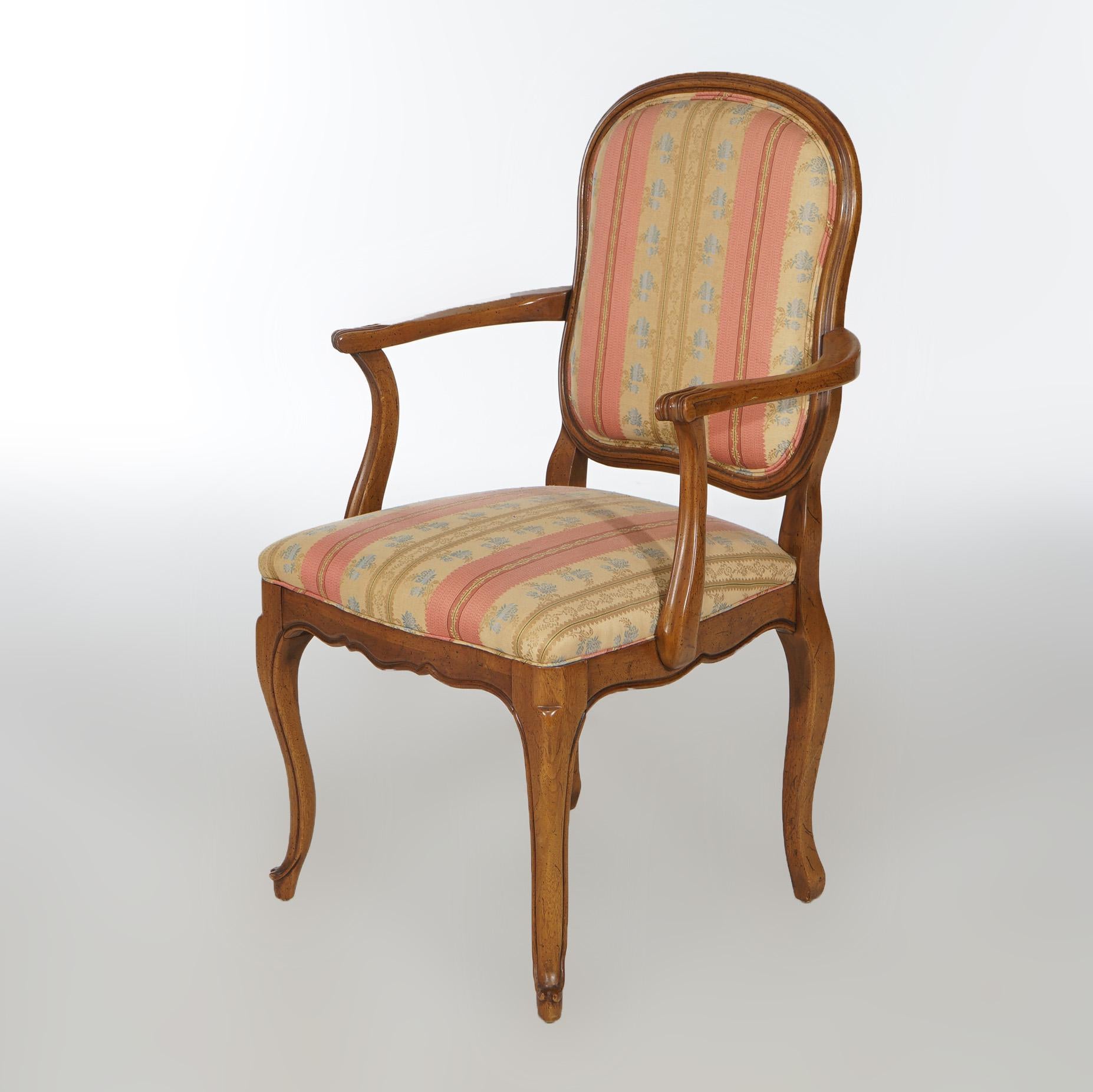 Six French Louis XIV Style Mahogany & Cane Dining Chairs 20th C For Sale 3