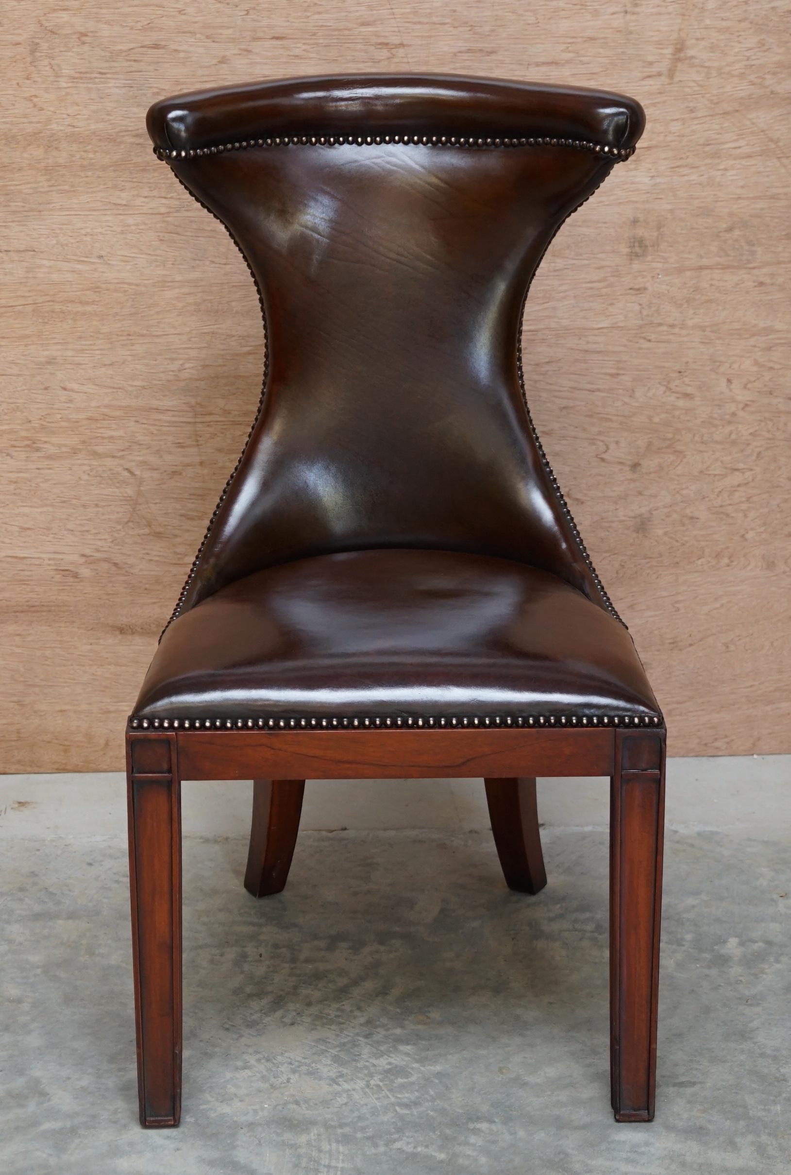 ralph lauren leather dining chairs