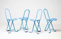 Six Gastone Rinaldi Dafne Folding Chairs