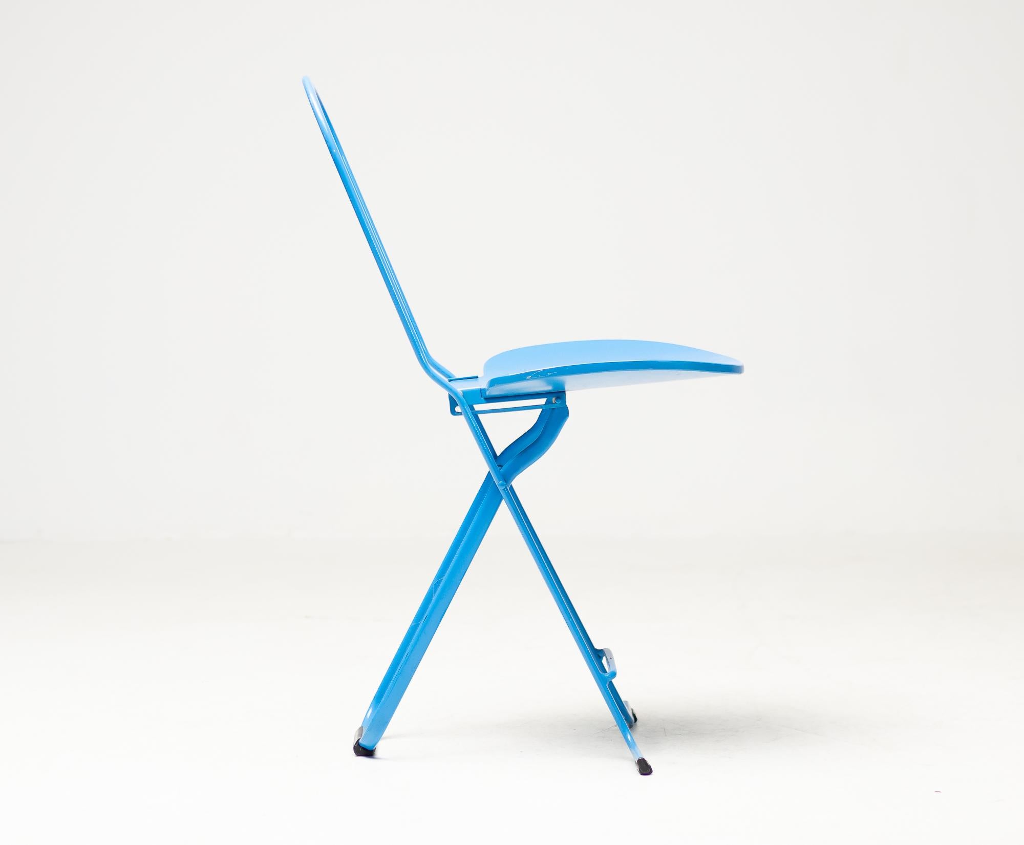 Six Gastone Rinaldi Dafne Folding Chairs In Good Condition In Dronten, NL