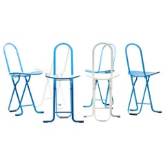 Six Gastone Rinaldi Dafne Folding Chairs