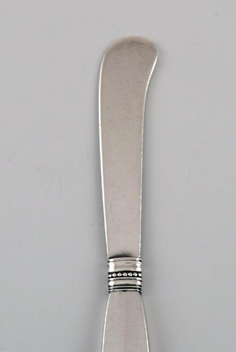 Danish Six Georg Jensen Acanthus Butter Knives in Sterling Silver For Sale