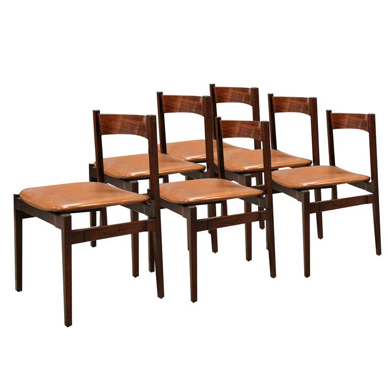 Six Gianfranco Frattini Chairs For Sale