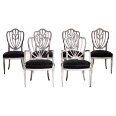 Six Gustavian Style Chairs, 19th C.