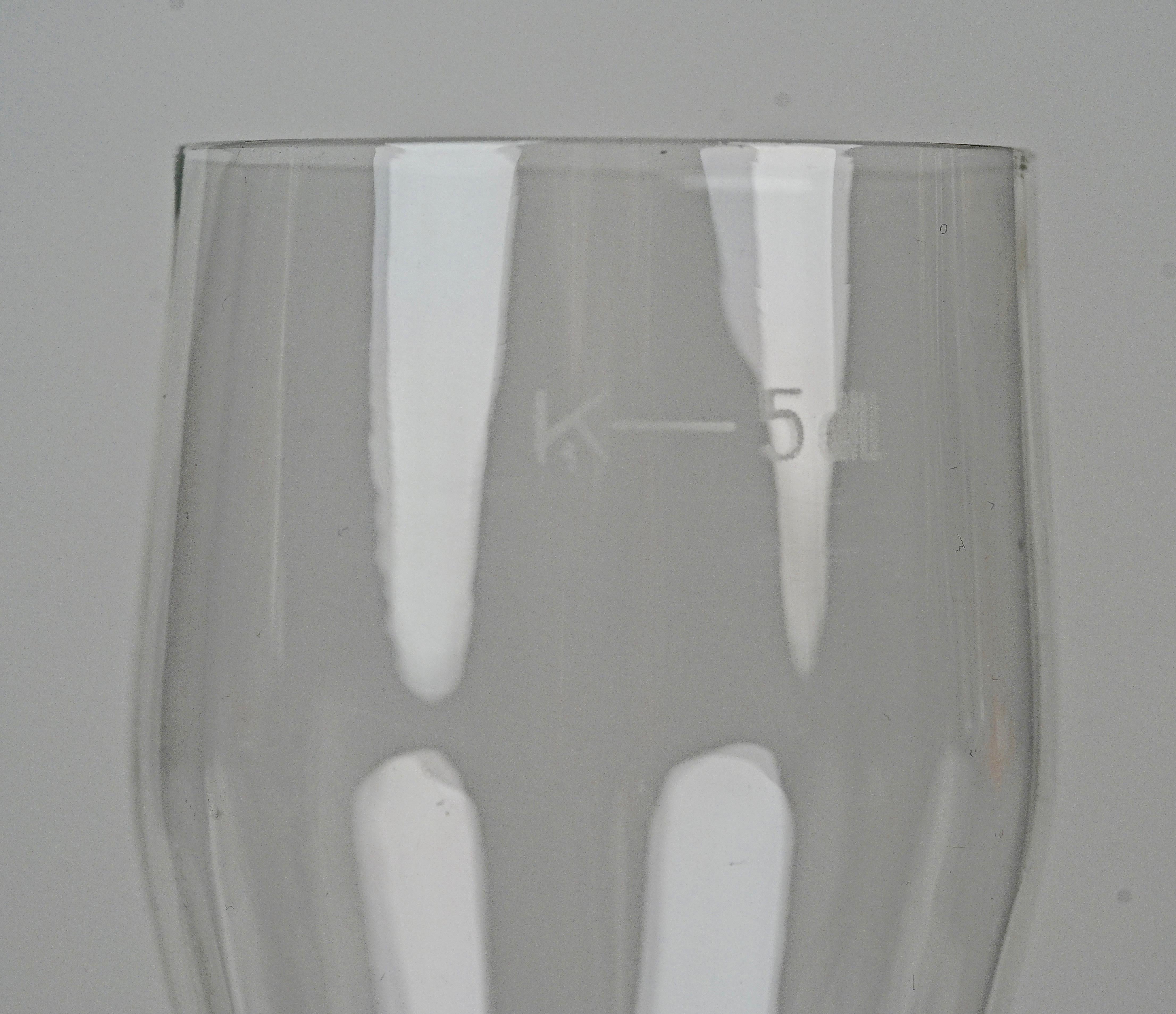 Seis, Soplado a mano,  Vasos de cerveza de los años 20, Checoslovaquia en Bueno estado para la venta en Vienna, Austria