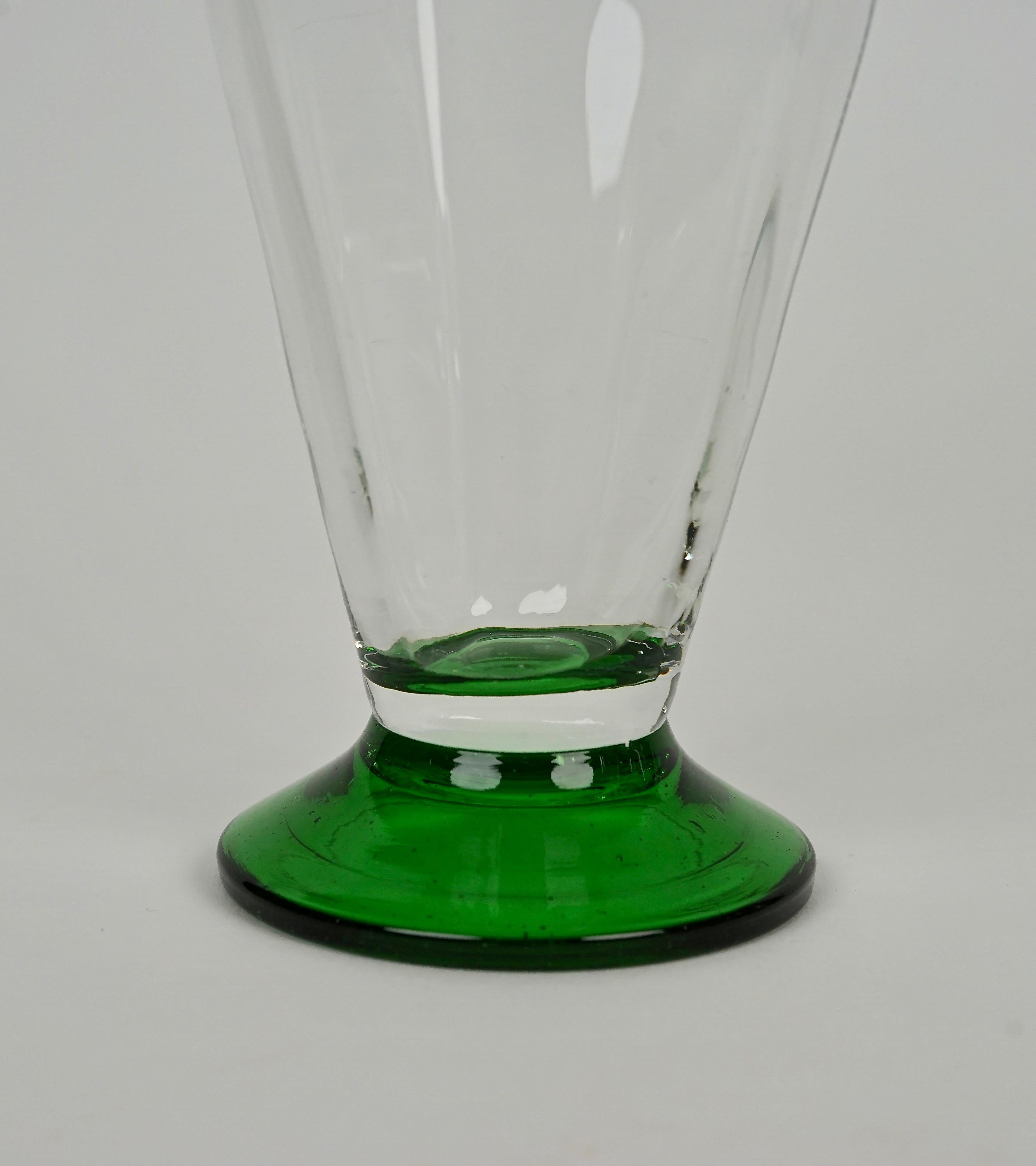 Seis, Soplado a mano,  Vasos de cerveza de los años 20, Checoslovaquia principios del siglo XX en venta