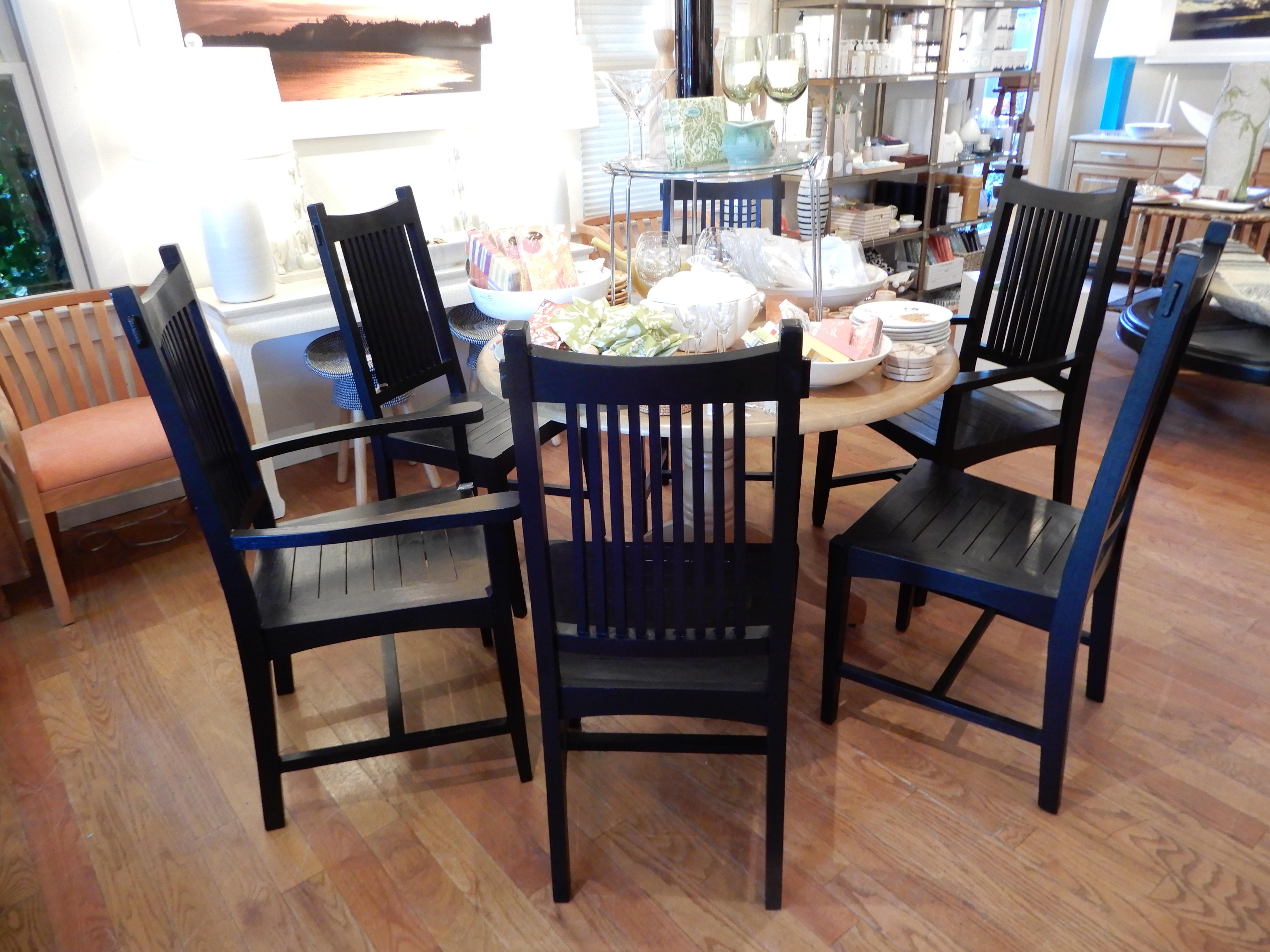 Six Hand Made  Arts & Crafts Dinning Chairs by Studio Artist David Smith USA For Sale 4