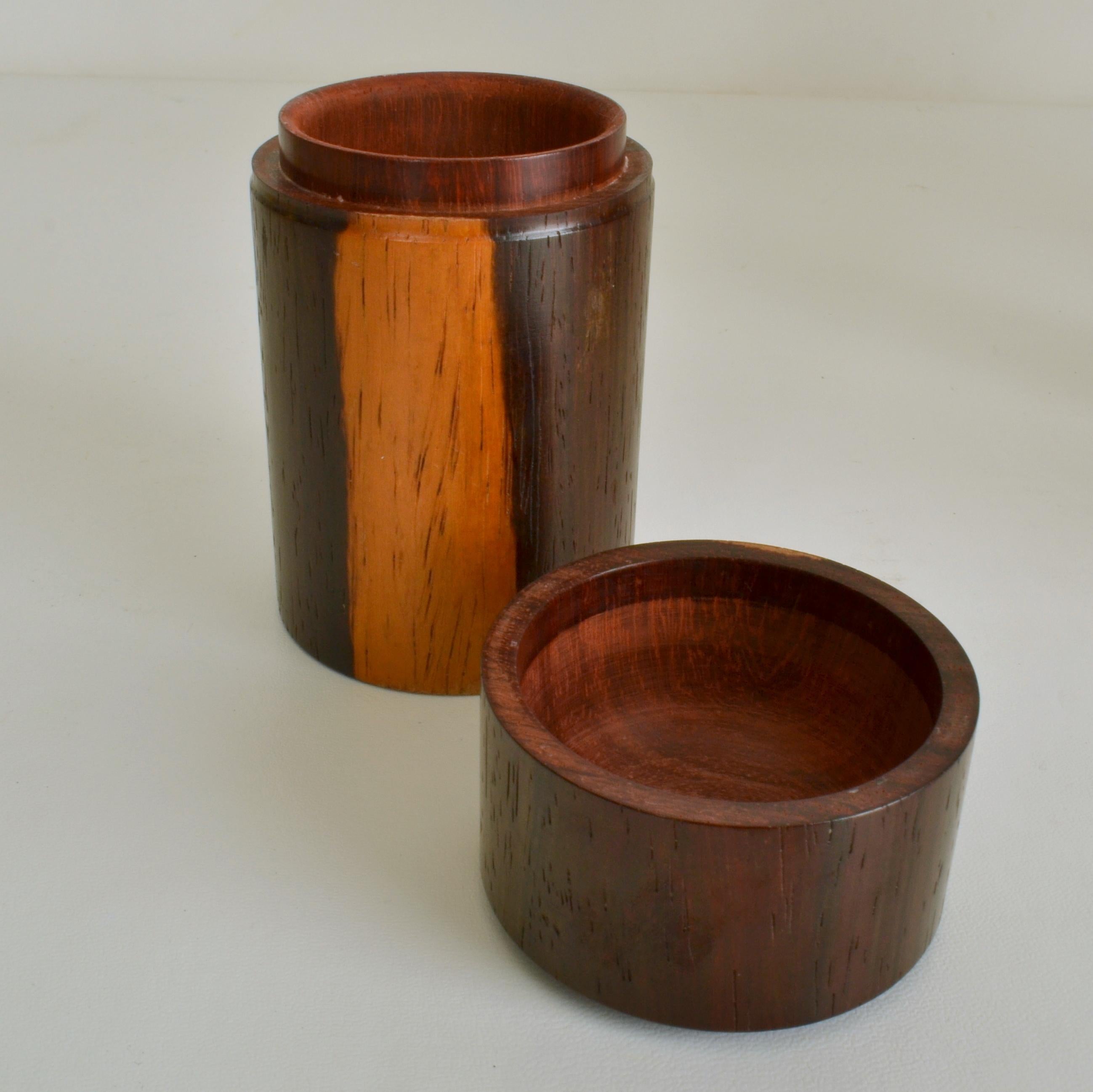 Decorative Hard Wood Boxes Hand Turned For Sale 1