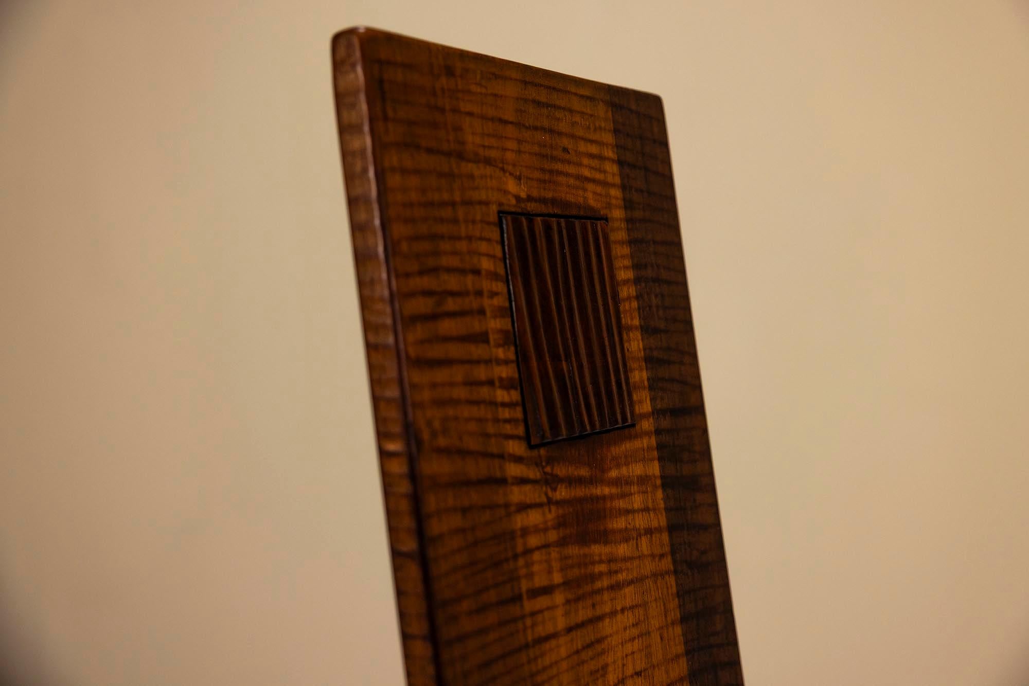 Seis sillas de comedor de respaldo alto al estilo de Giuseppe Rivadossi, Italia en venta 11
