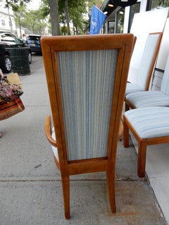 Six High Back Dining Room Chairs in the School of Frank Lloyd Wright
