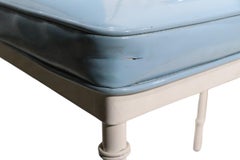 Six Hollywood Regency Palm Beach Modern Faux Bamboo Dining Chairs by Kessler