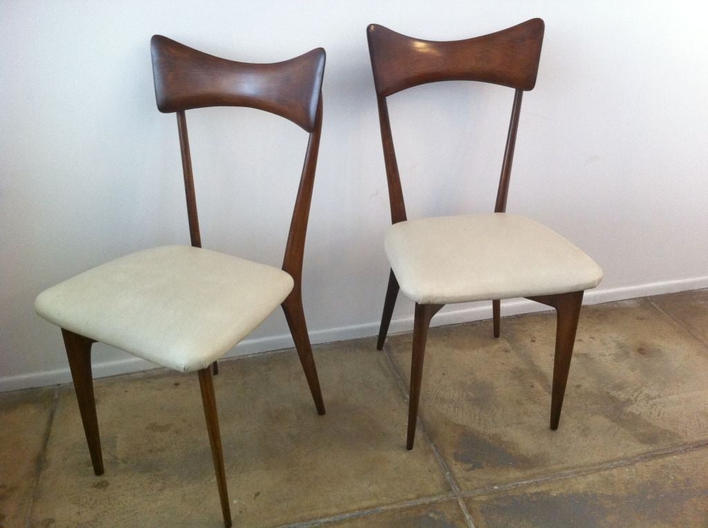 Six Ico Parisi Dining Chairs 2