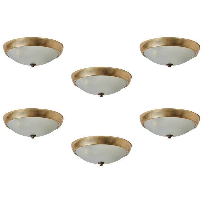 Six Italian Ceiling Lights For Sale at 1stdibs