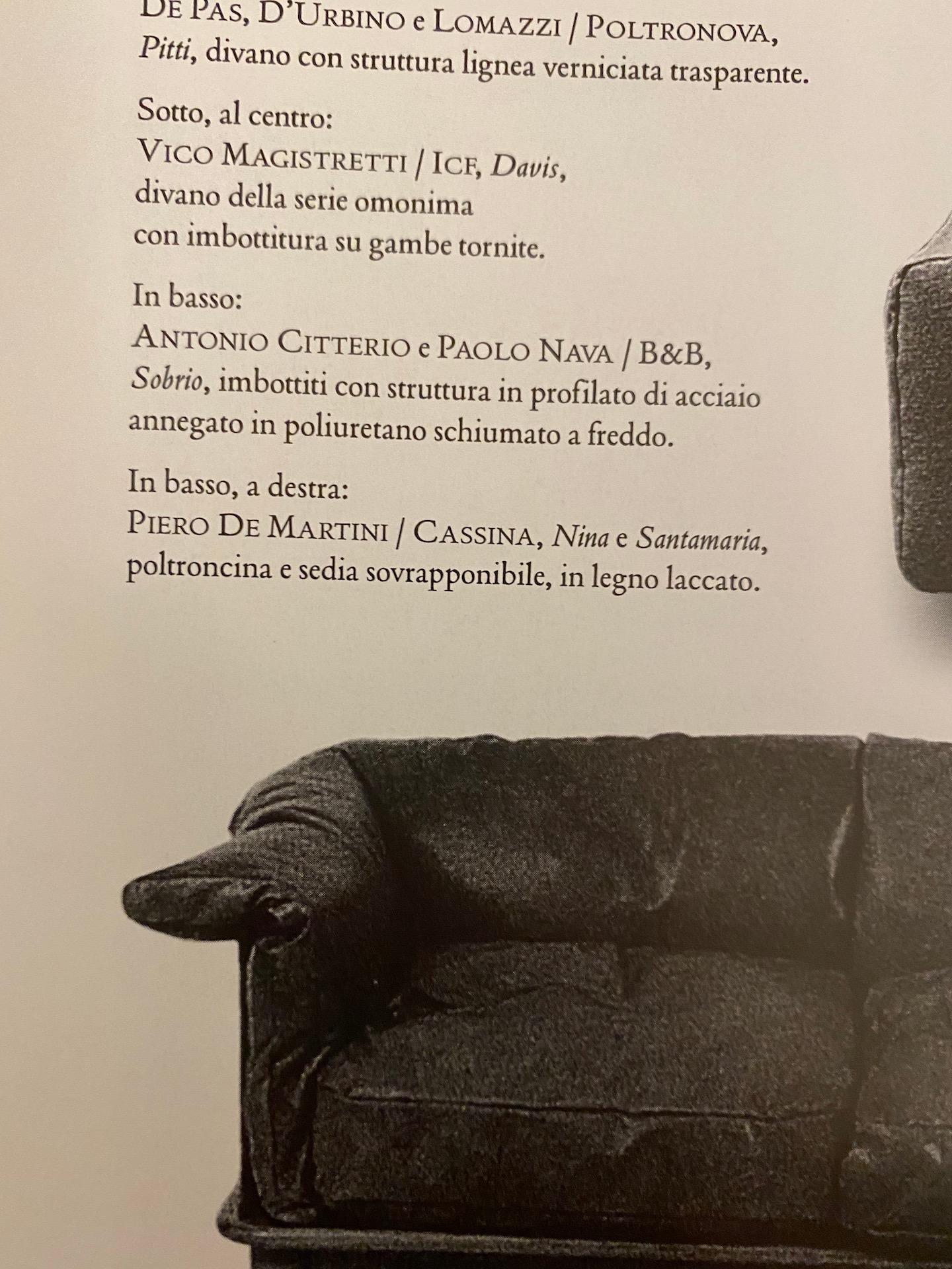 Six chaises italiennes « Nina & Santamaria » conçues par le designer Piero De Martini pour Cassina en vente 9