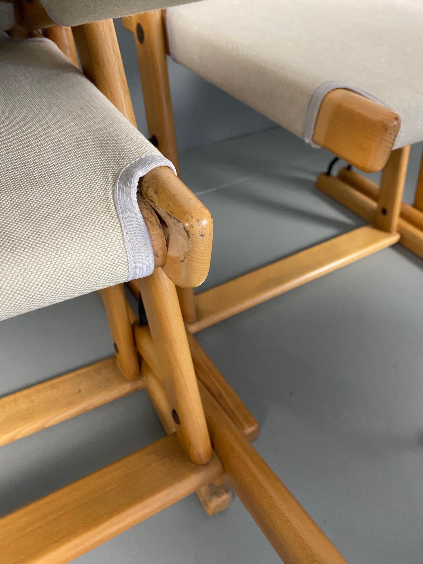 20ième siècle Six chaises italiennes « Nina & Santamaria » conçues par le designer Piero De Martini pour Cassina en vente