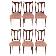 Six Italian Dining Chairs attributed to Guglielmo Ulrich