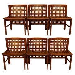 Six Italian Dining Chairs by Ammannati and Vitelli