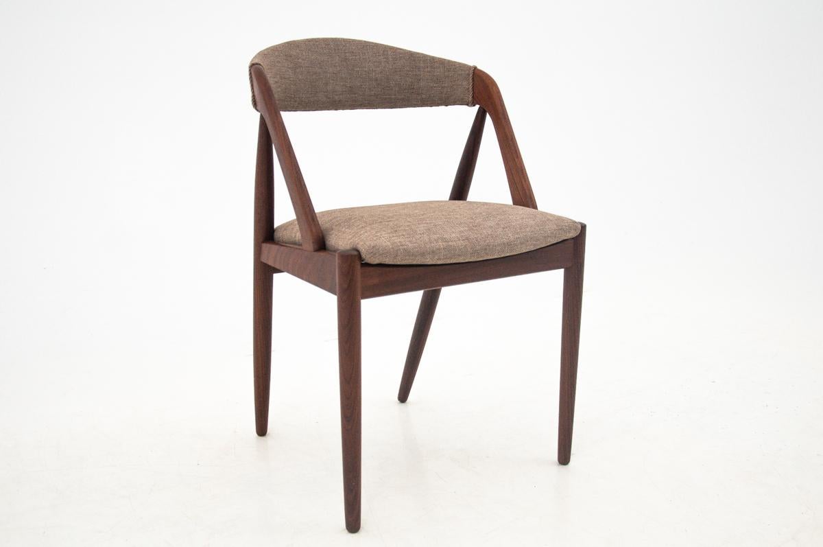 Six Kai Kristiansen Model 31 Teak Dining Room Chairs In Good Condition In Chorzów, PL