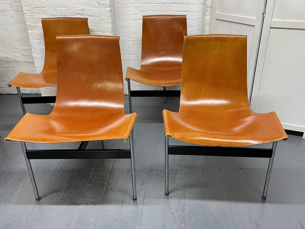 Mid-Century Modern Six Katavolos, Kelley, & Littell T Dining Chairs