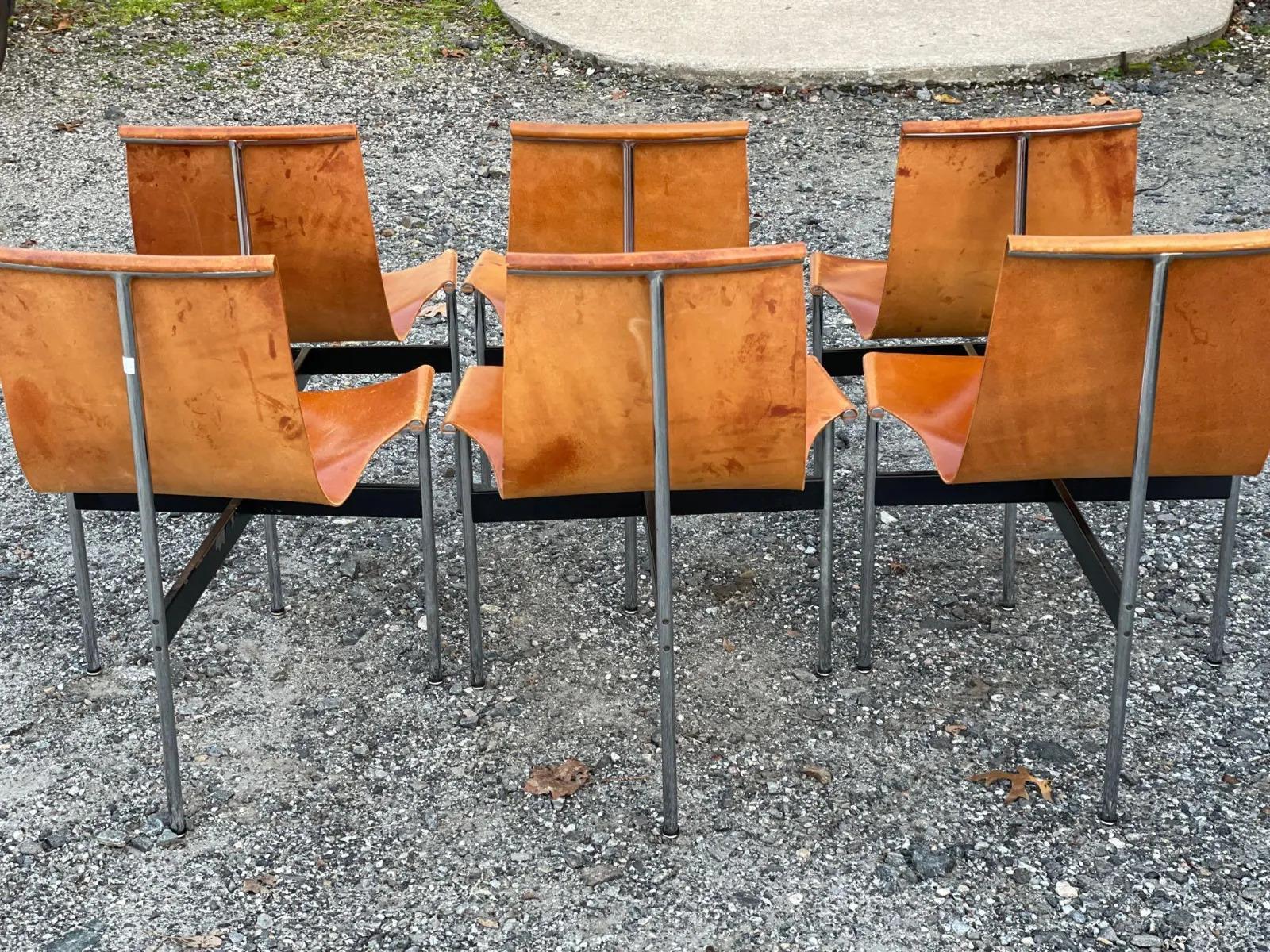 Six Katavolos, Kelley, & Littell T Dining Chairs 1