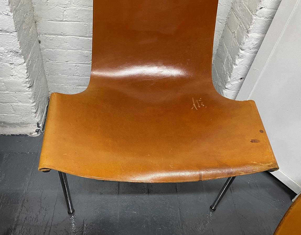 Steel Six Katavolos, Kelley, & Littell T Dining Chairs