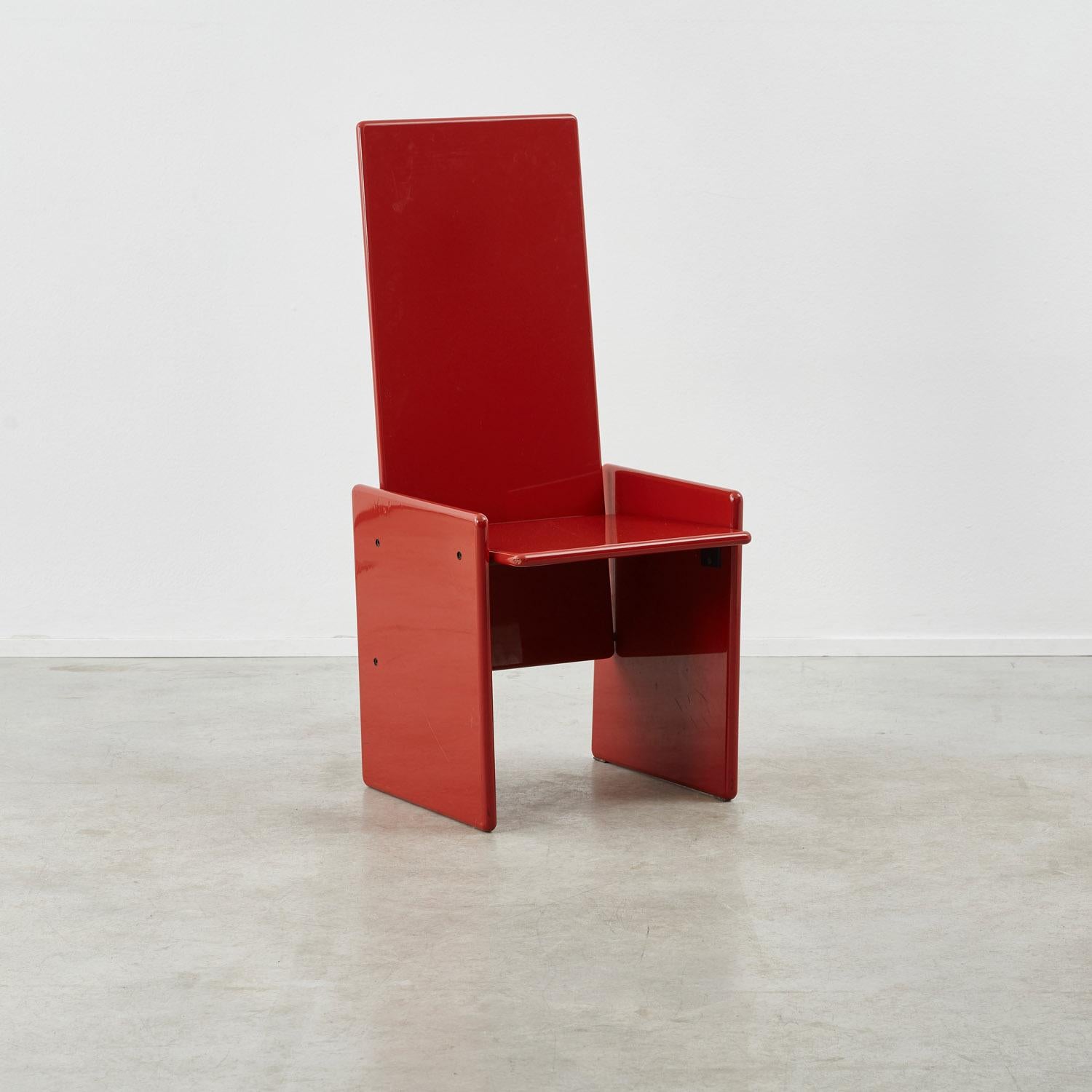 Late 20th Century Six Kazuhide Takahama Kazuki chairs for Simon Gavina International, Italy 1970s