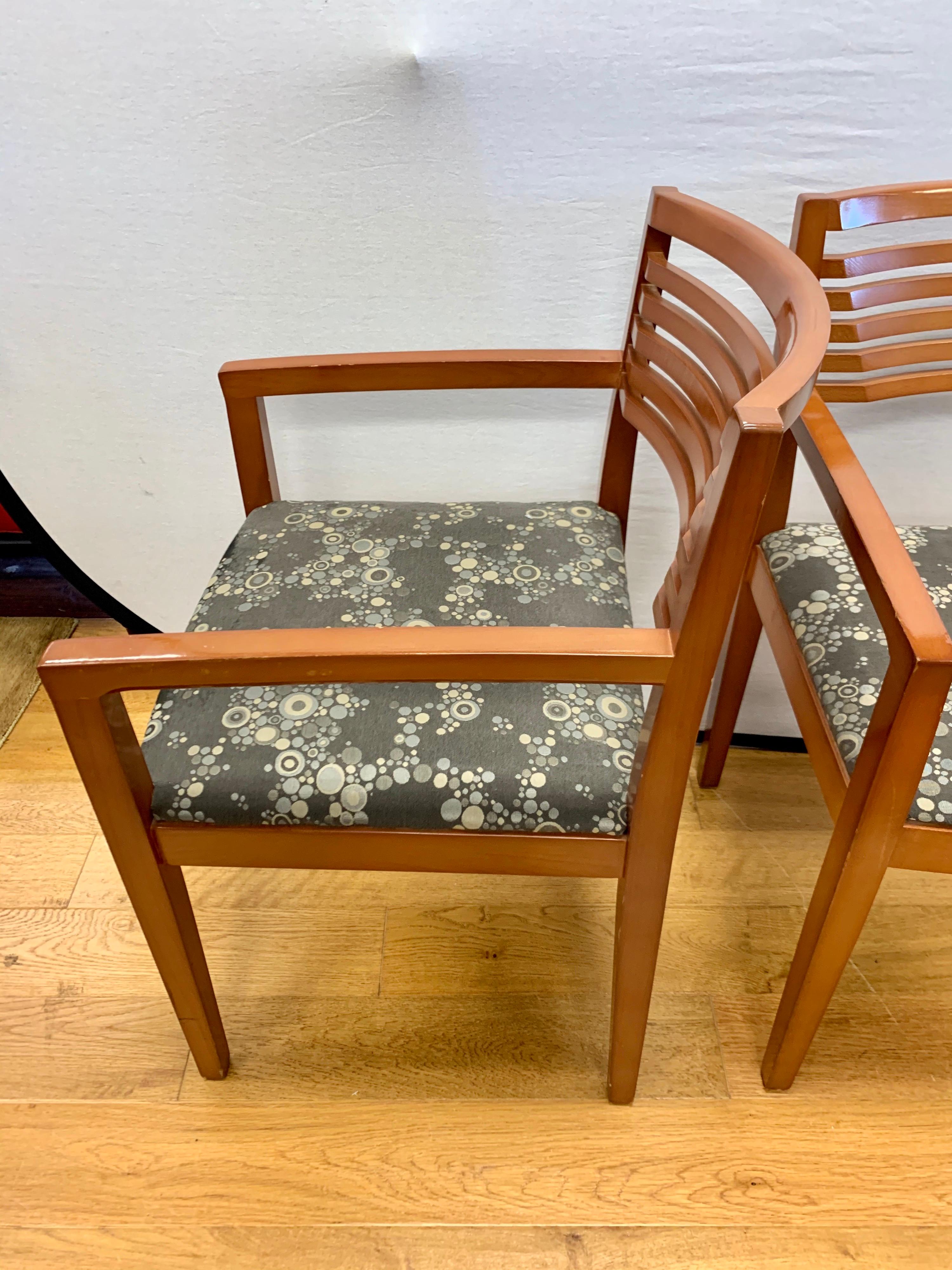 Mid-Century Modern Six Knoll Studio Ricchio Armchairs by Joseph and Linda Ricchio