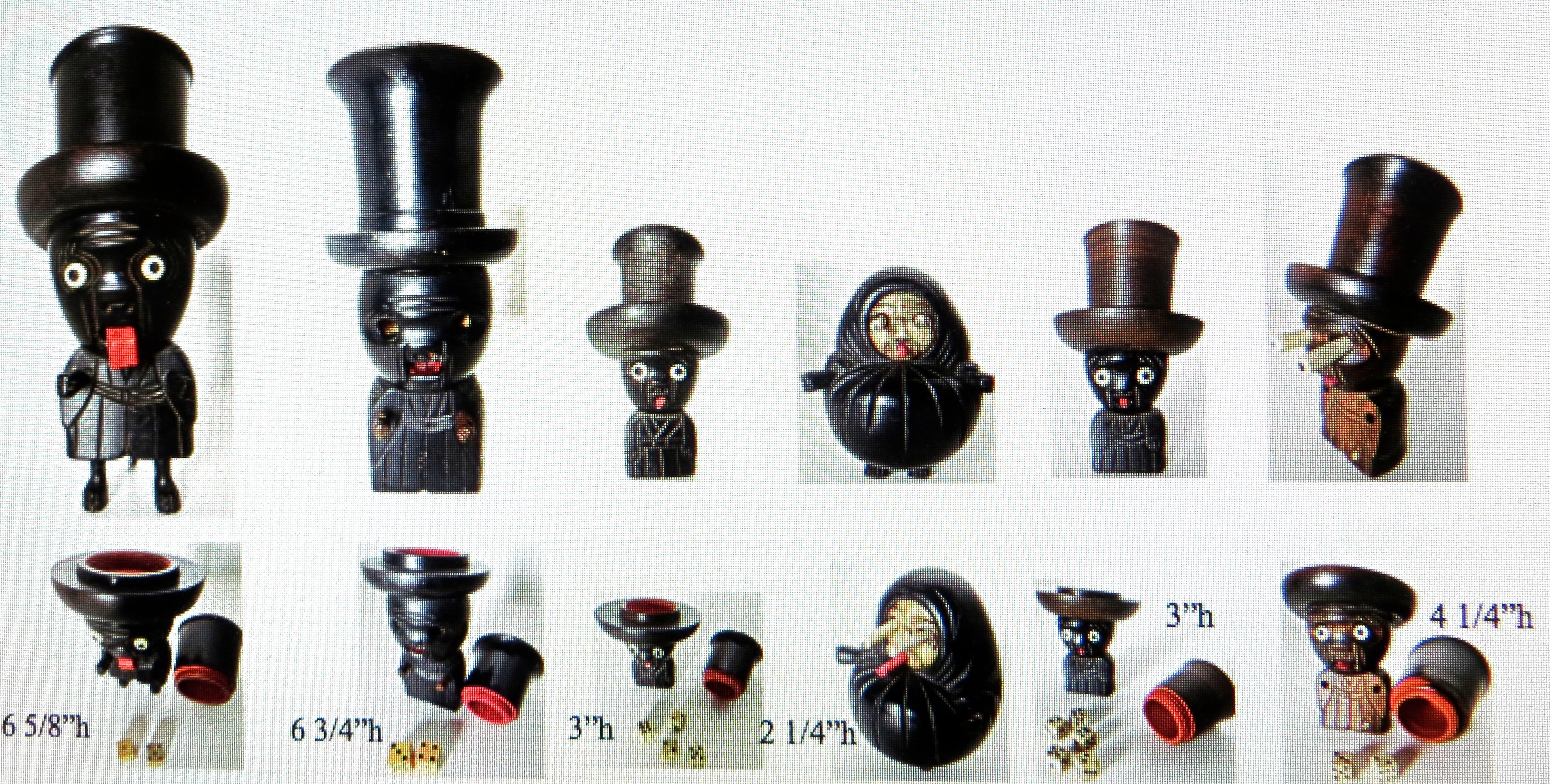 Sechs Kobe-Spielzeuge, japanisch, Meiji-Zeit, um 1900 im Angebot 12
