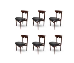 Six Kurt Ostervig Danish Rosewood Dining Chairs