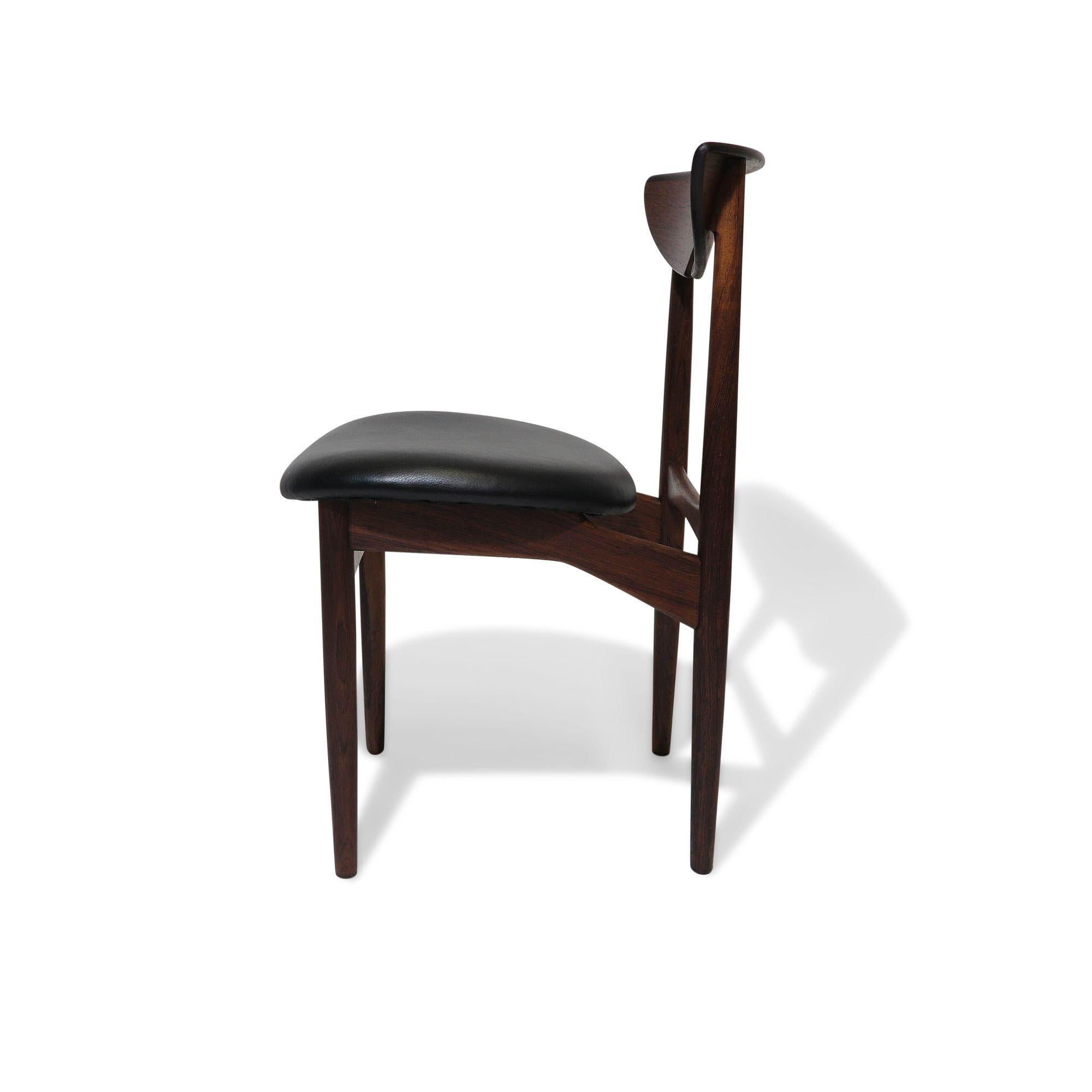 20th Century Six Kurt Ostervig Danish Rosewood Dining Chairs