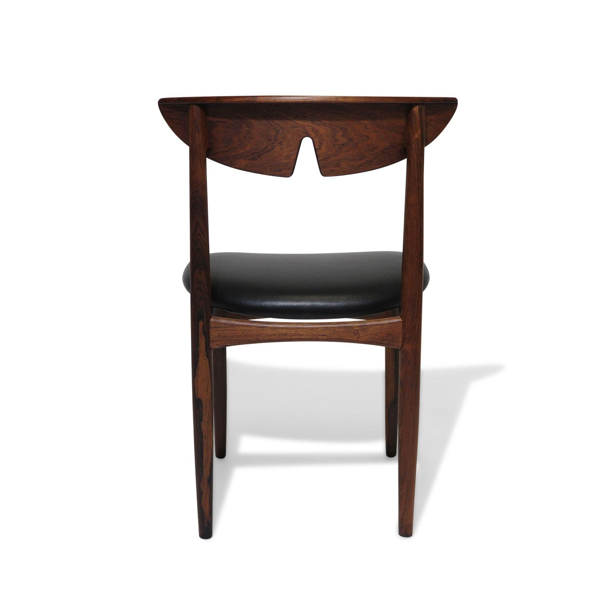 Six Kurt Ostervig Danish Rosewood Dining Chairs 1