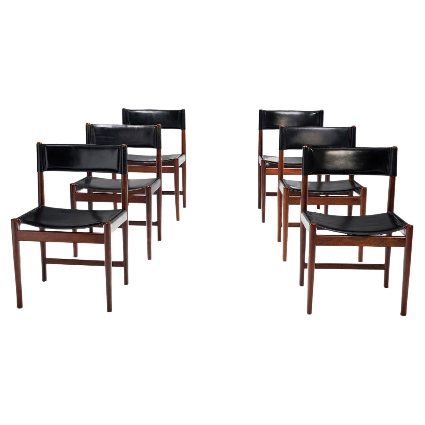 Six Kurt Østervig Dining Chairs for Sibast, Denmark 1960s