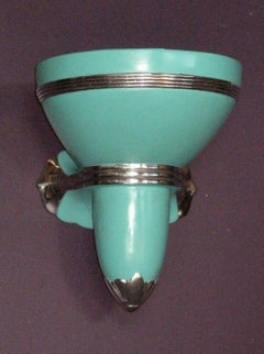 Six Large Commercial Art Deco Wall Washers Priced Each