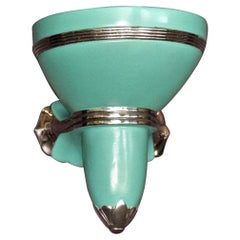 Six Large Commercial Art Deco Wall Washers Priced Each