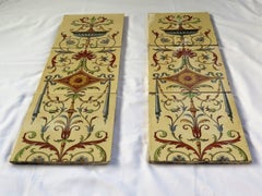 Sei grandi piastrelle di ceramica Minton Art Nouveau, XIX secolo, circa 1885