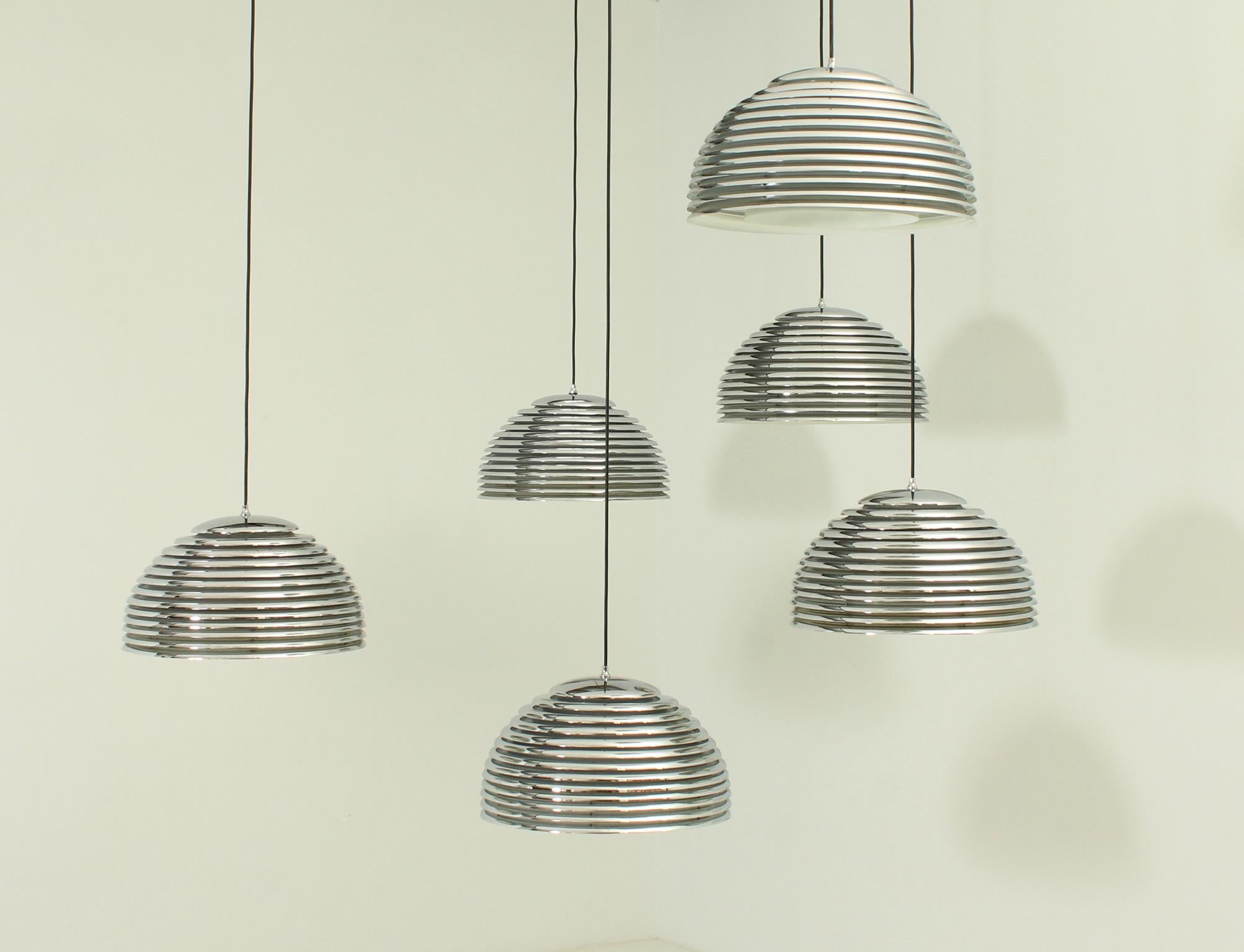 Large Saturno Pendant Lamps by Kazuo Motozawa for Staff, 1972 For Sale 3