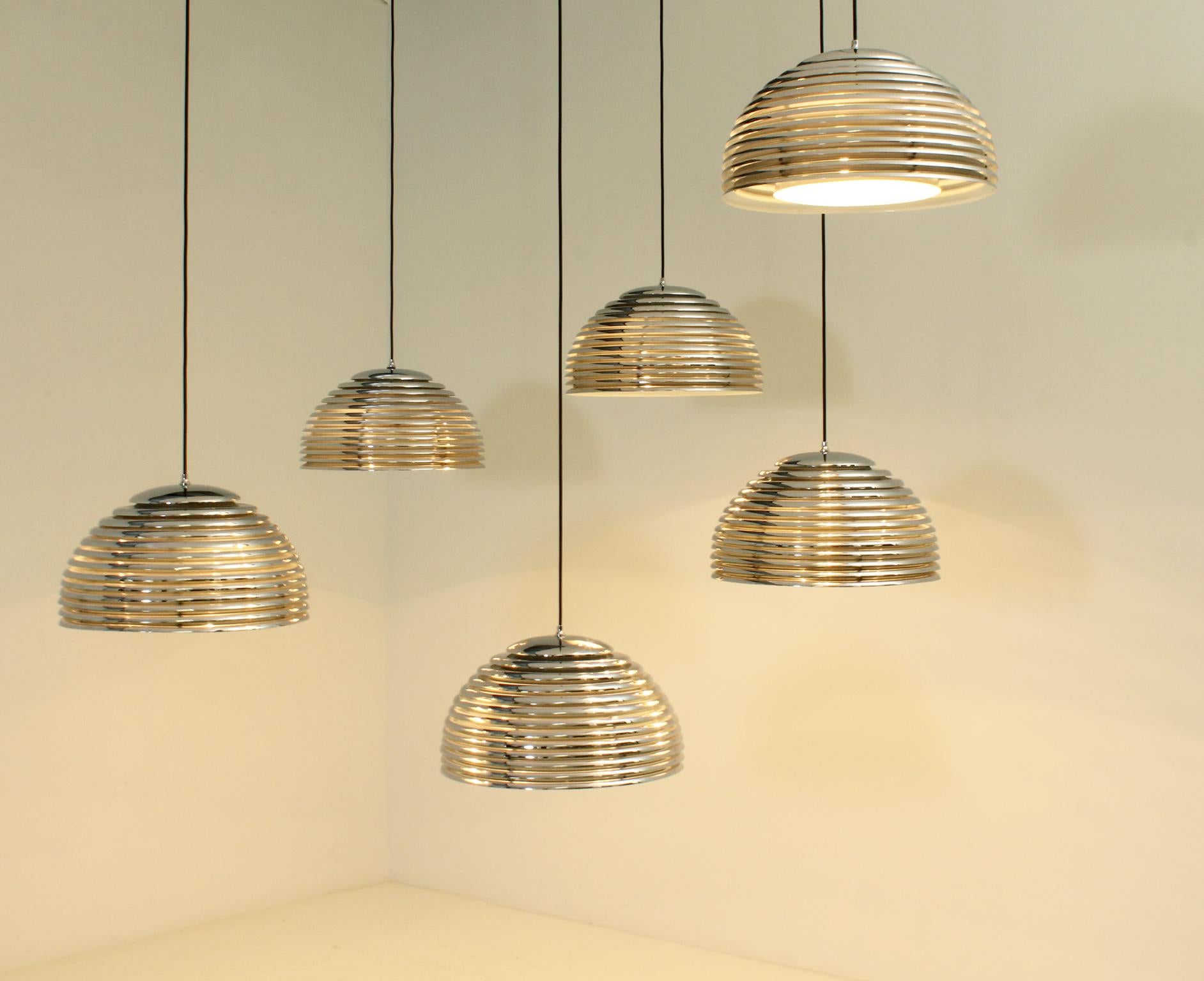 Large Saturno Pendant Lamps by Kazuo Motozawa for Staff, 1972 For Sale 4