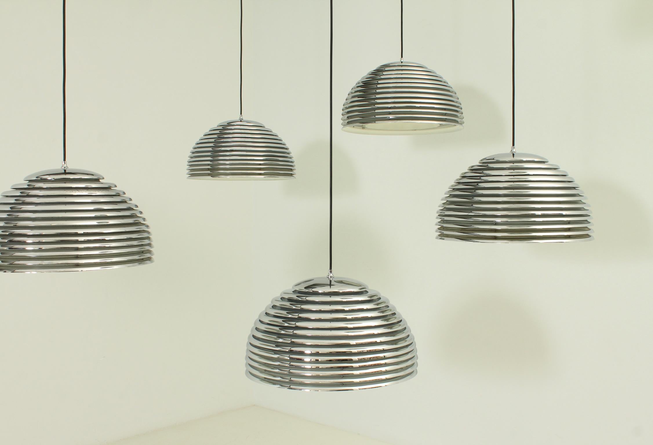 Modern Large Saturno Pendant Lamps by Kazuo Motozawa for Staff, 1972 For Sale