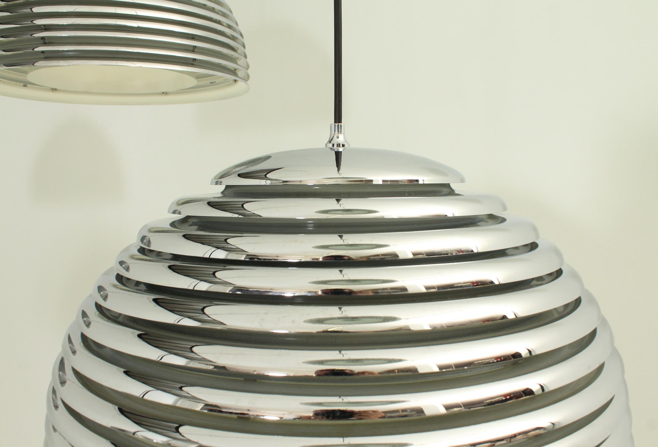 Large Saturno Pendant Lamps by Kazuo Motozawa for Staff, 1972 For Sale 1