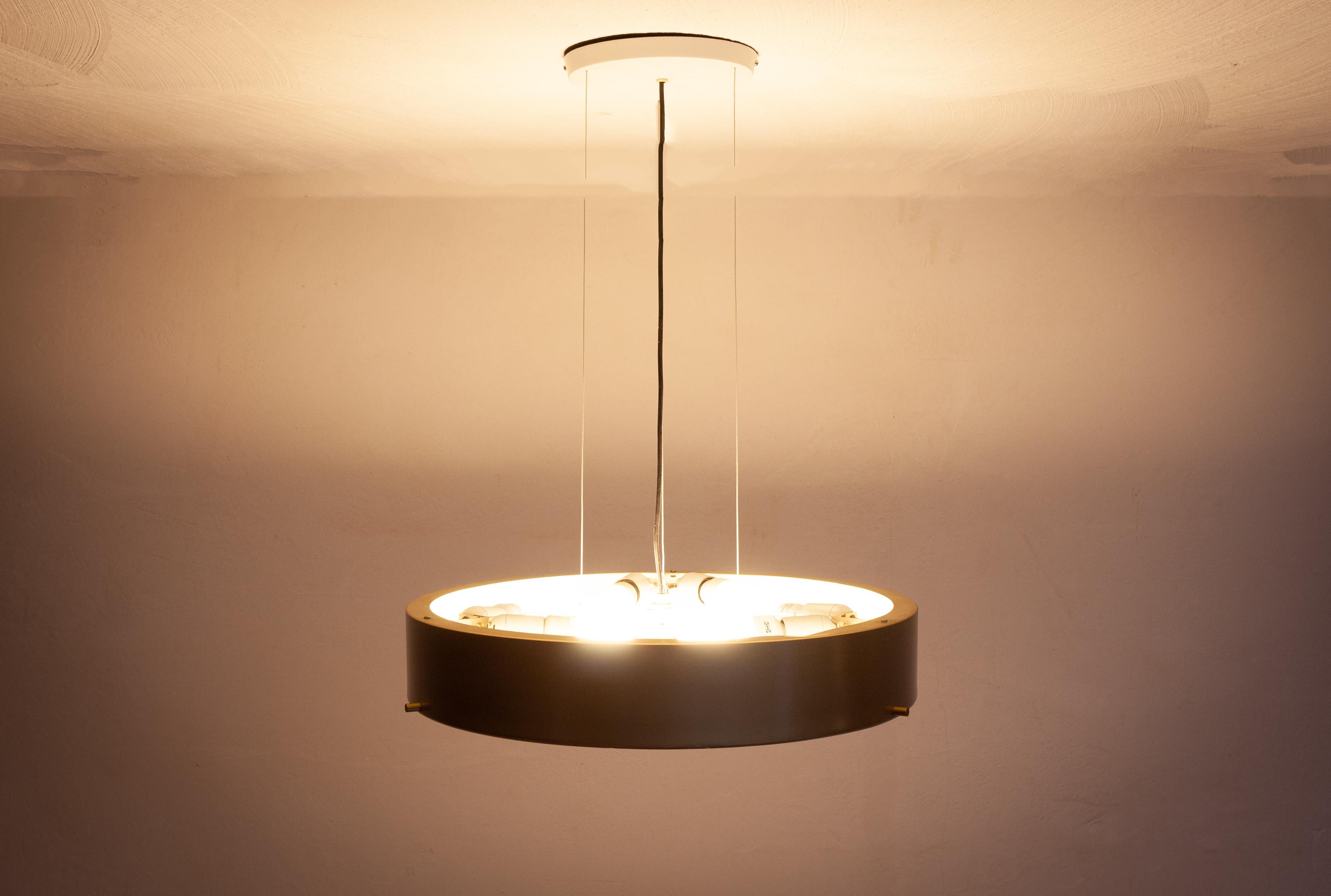  Large Stilnovo Model 288 Pendant Light, 1950s 1