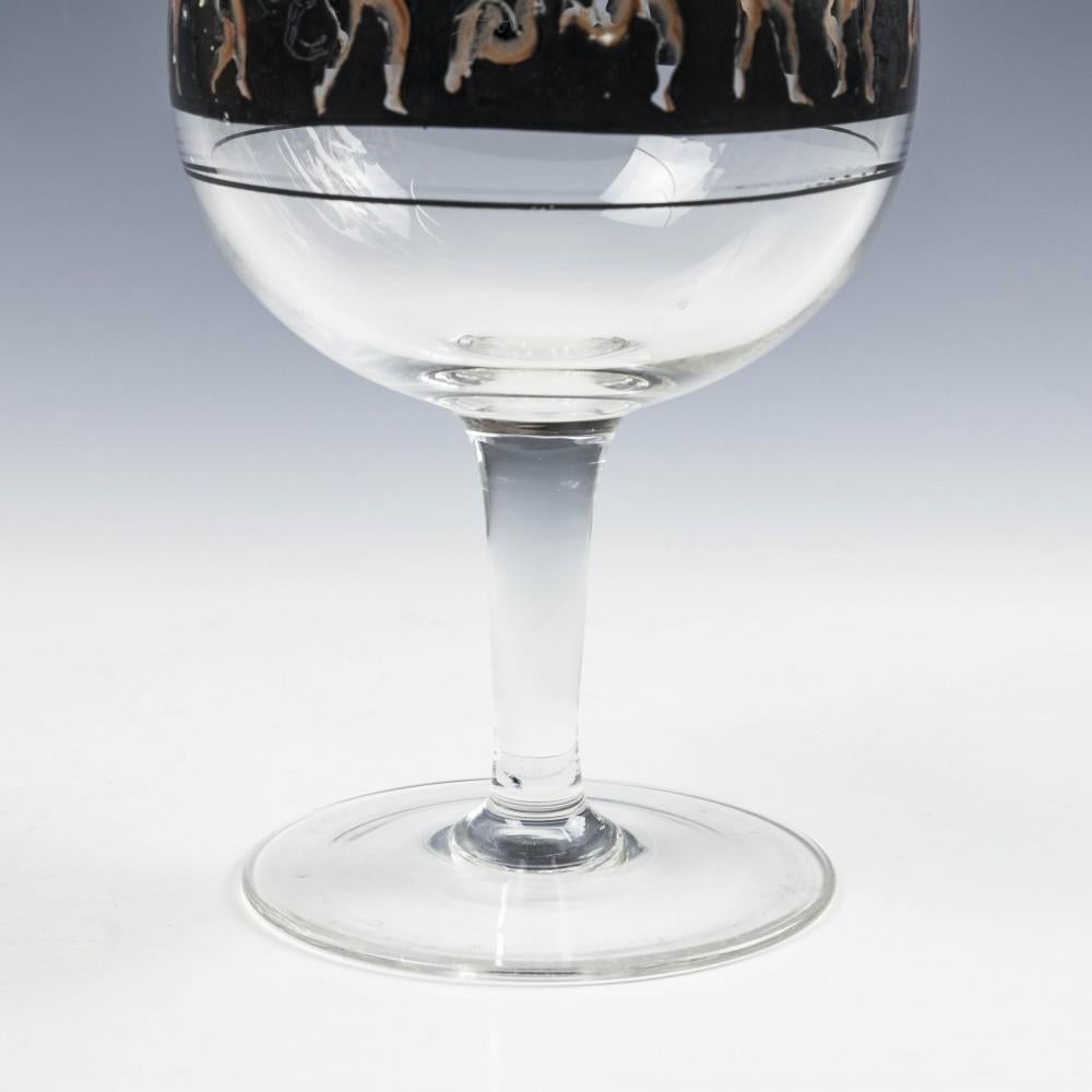 Six Large Vetri Della Arte Vedar Italian Cocktail Glasses For Sale 2
